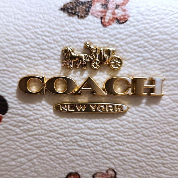 Coach Madison Crossbody Ladybug Floral Bag Chalk Multi CU273 Leather/Canvas NWT - Picture 3 of 16